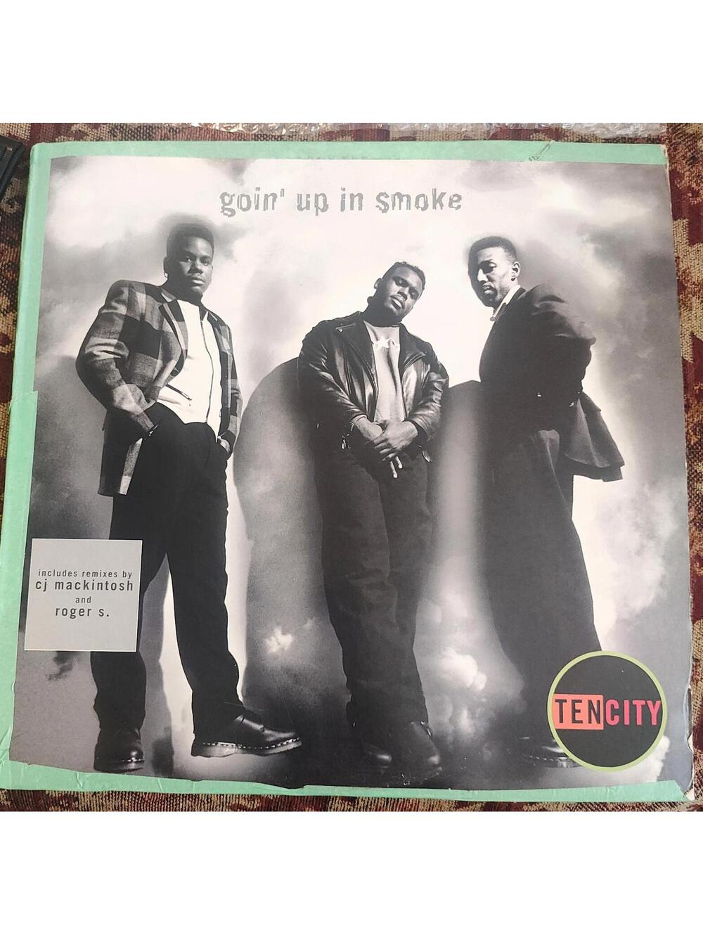 Ten City – Goin' Up In Smoke 12" vinyl single remixes NM rec